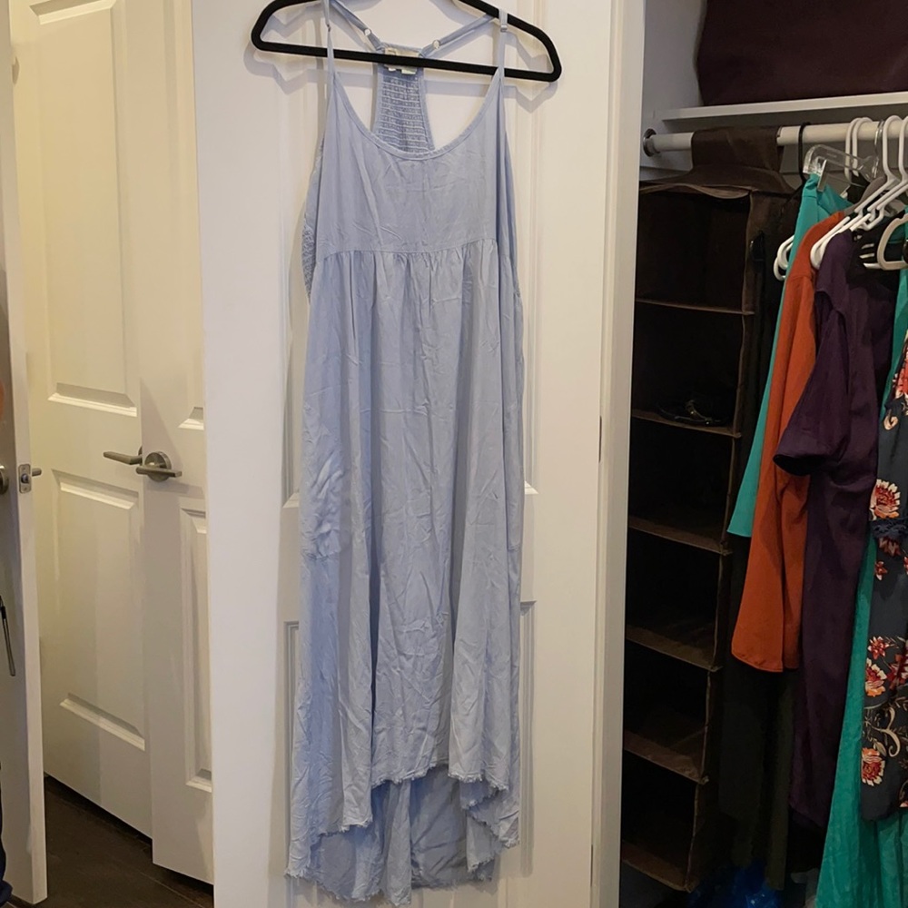 Fun social spring summer halter dress